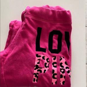 Pink sweats